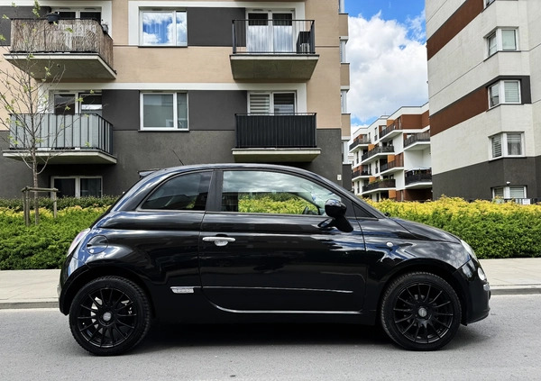 Fiat 500 cena 29999 przebieg: 134000, rok produkcji 2009 z Warszawa małe 407